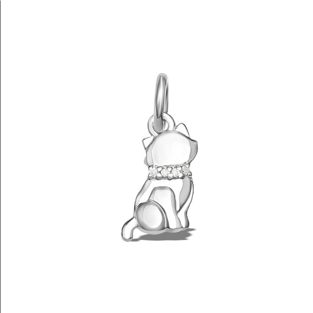 Sterling Silver Cat Charm